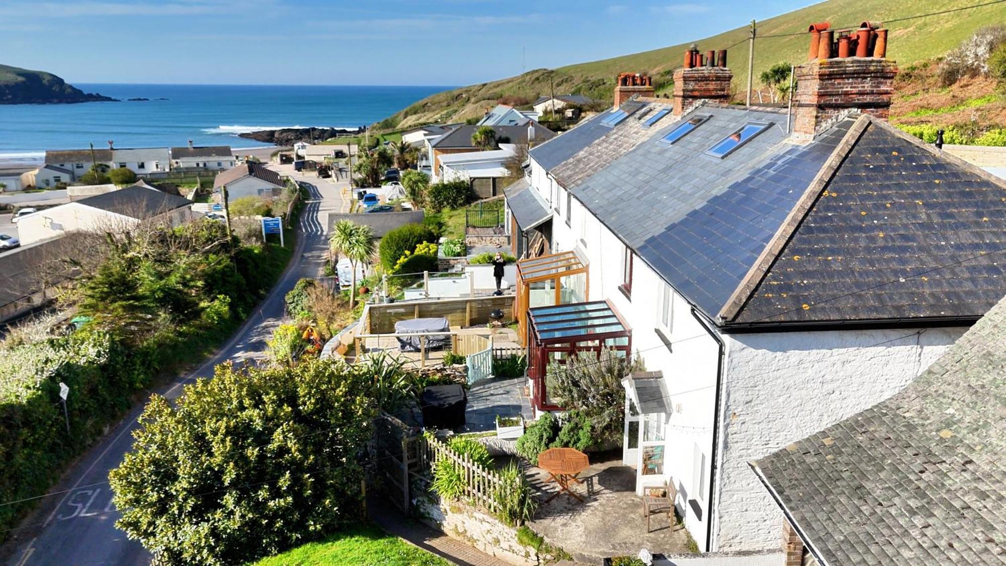 Cosy Beachside Cottage Bigbury 外观 照片